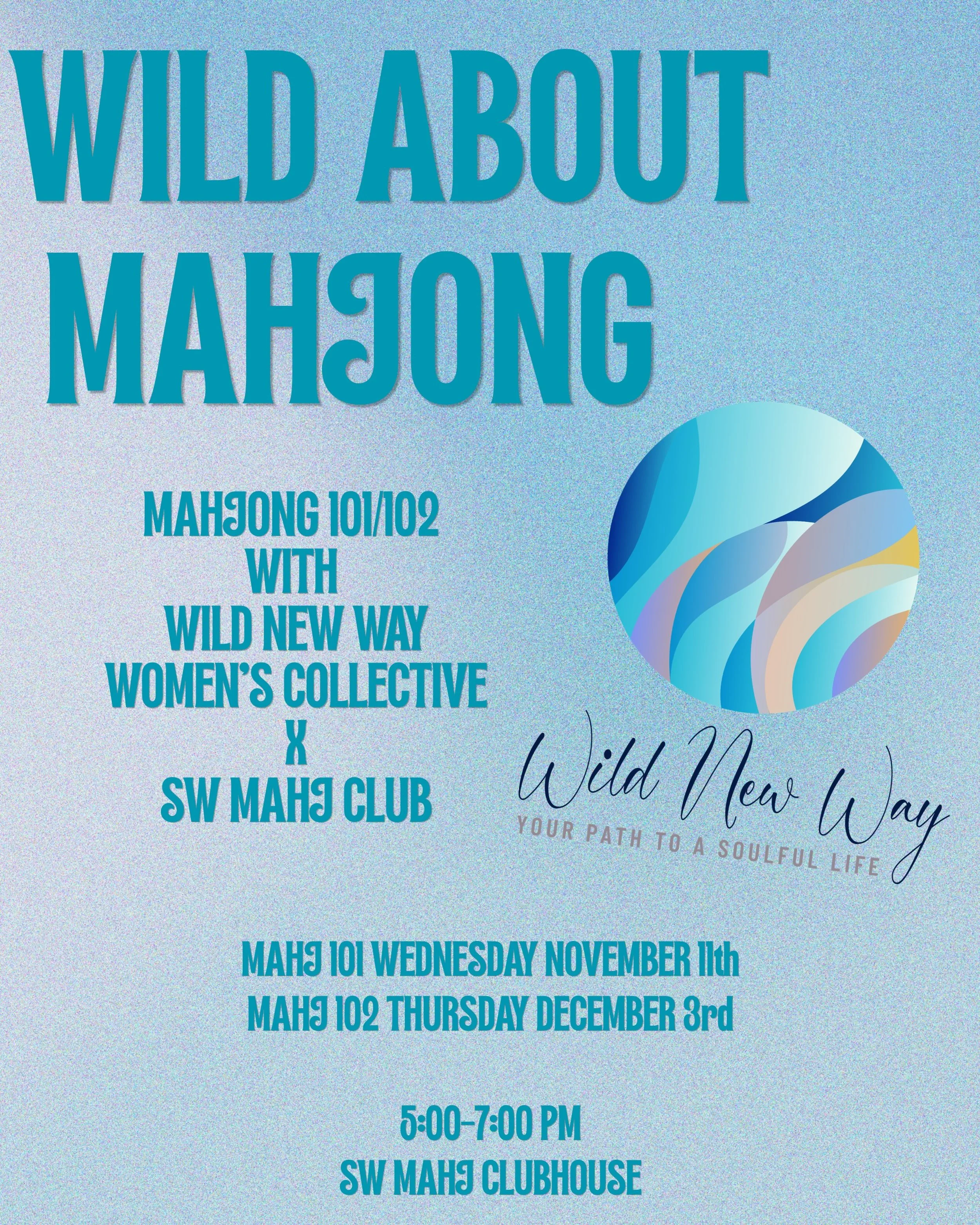 We&rsquo;re teaming up with Wild New Way Women&rsquo;s Collective @durangowomenscollective for a private Mahj 101 + 102 Series all about trying something new, challenging your brain, finding connection&hellip;and maybe discovering your new favorite o
