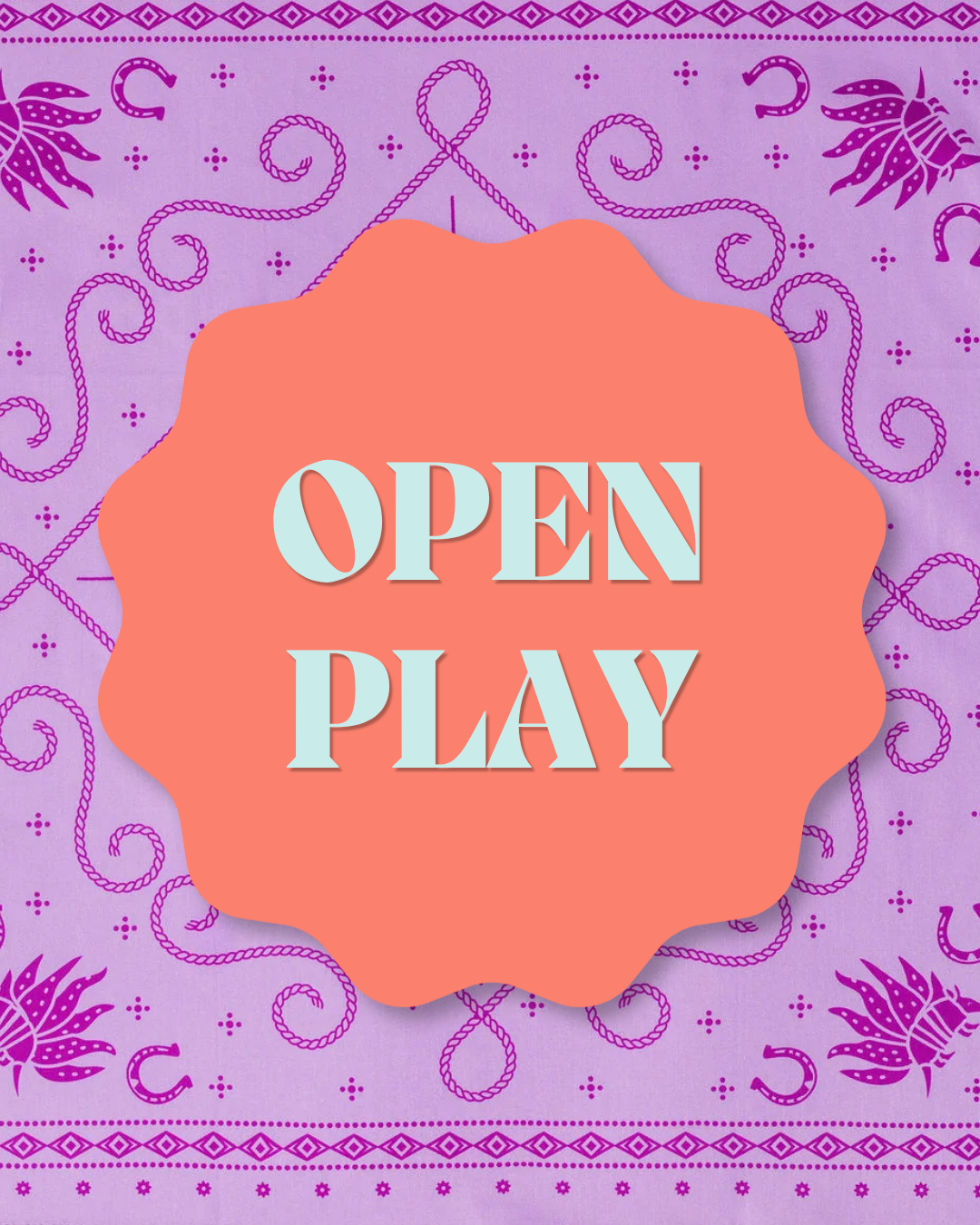 Summer Open Play- August 3rd