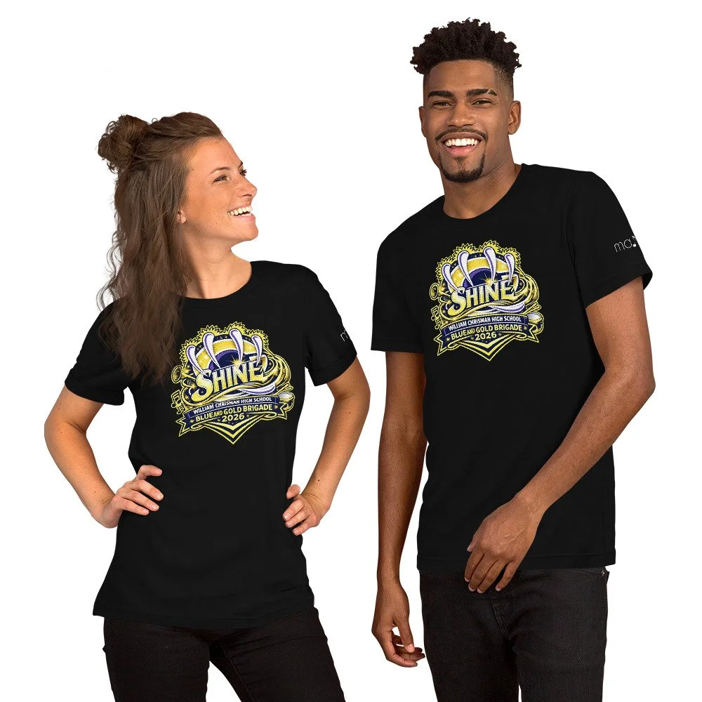 WCHS Blue and Gold Brigade 2026 Marching Band Unisex t-shirt