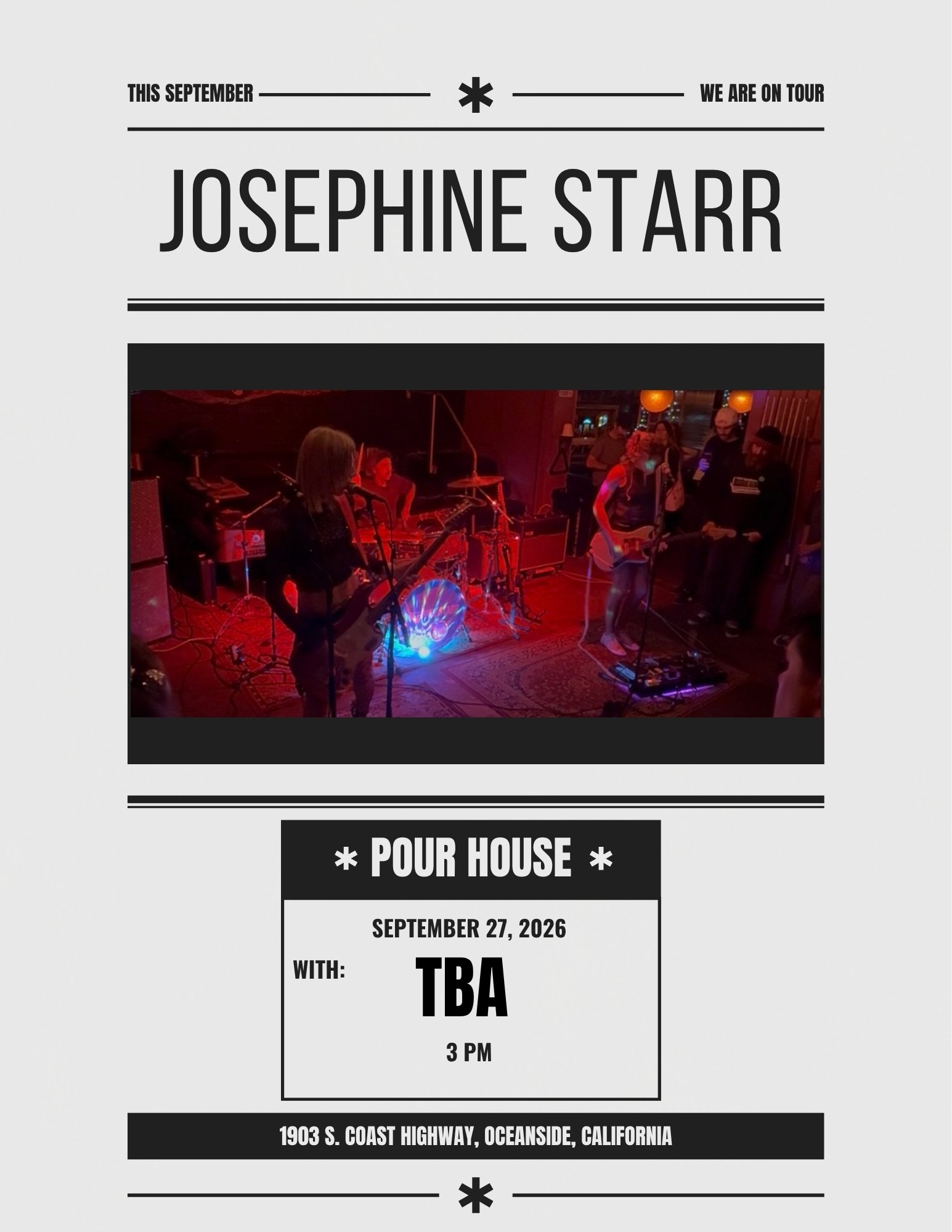Josephine Starr on TOUR! Day 4