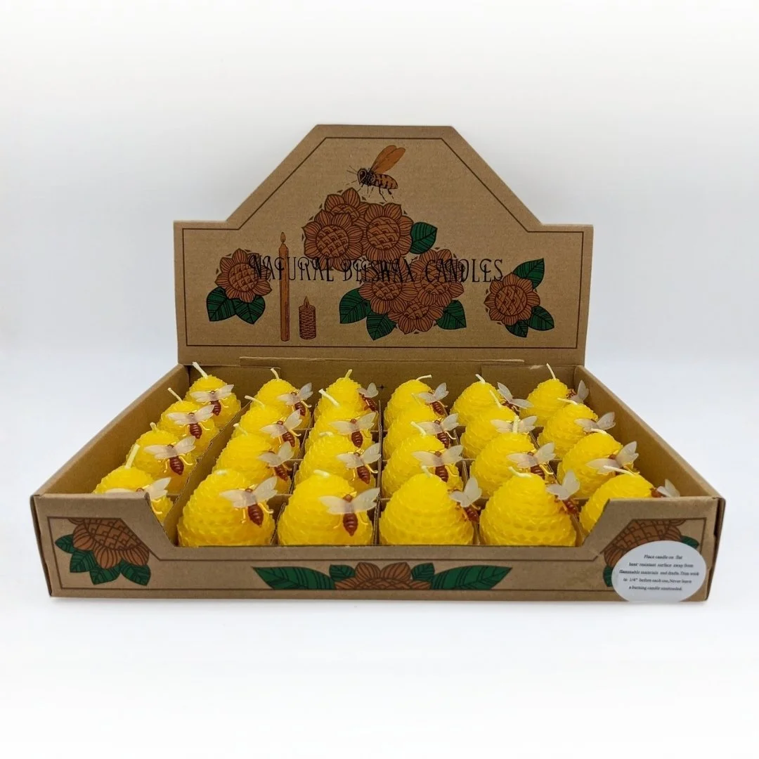 Yellow Beeswax Candles