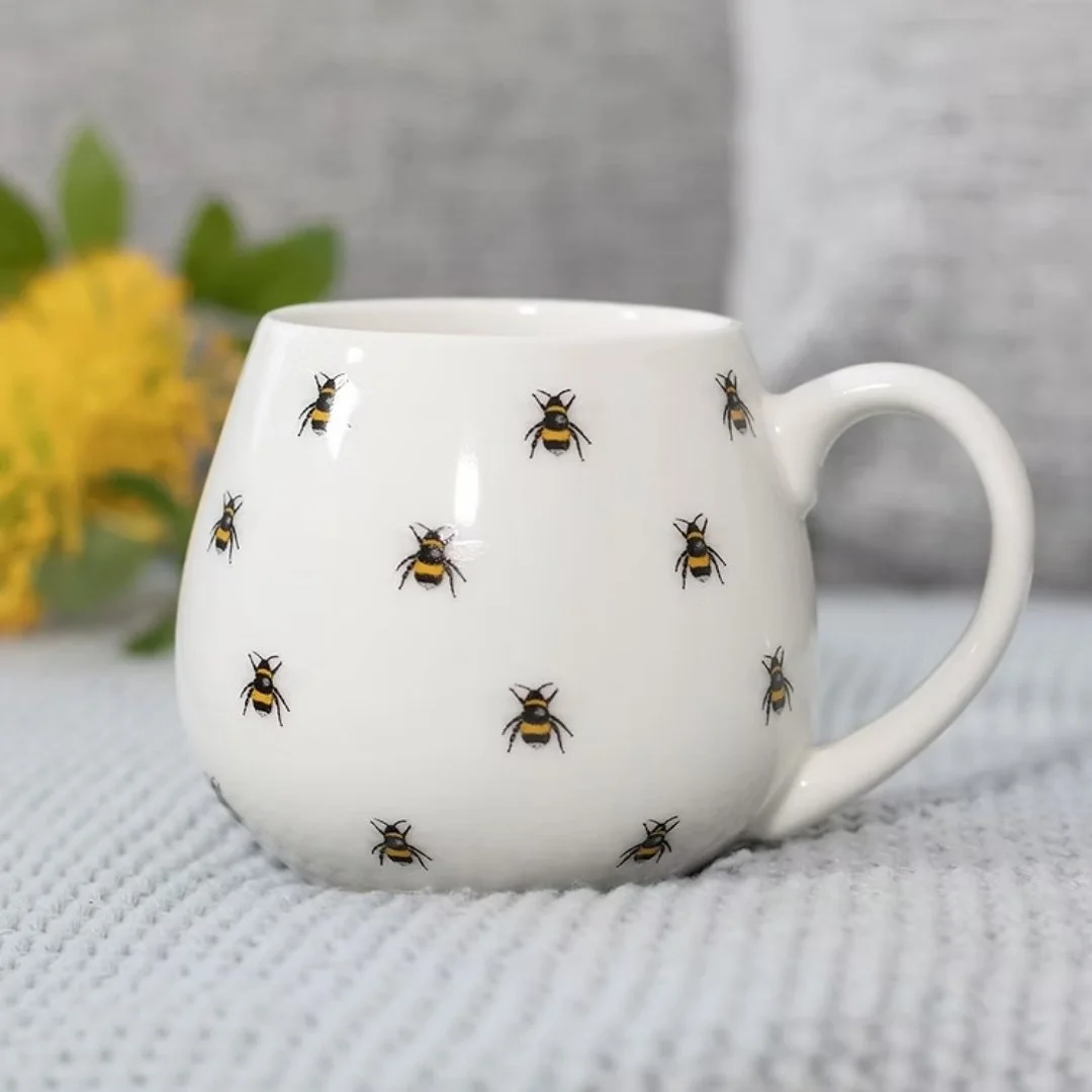 Rounded Honey Bee Mug