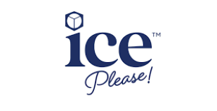Logo with the word 'ice' in large letters, a small cubic icon above the 'i', and the word 'Please!' underneath.