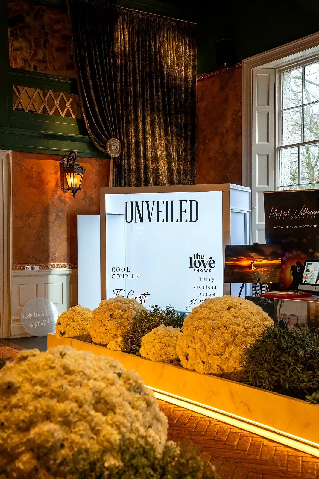 photobox events at the croft darlington for the unveiled wedding show loved up north