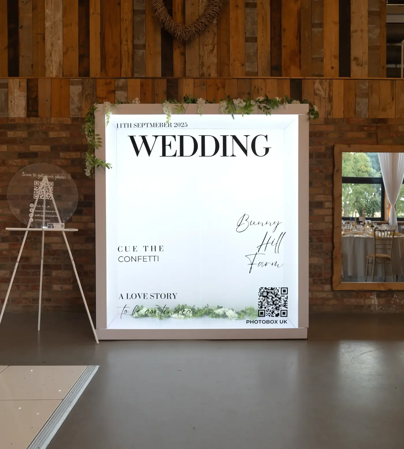 PhotoBox at Bunny Hill Farm Wedding Venue East Yorkshire 