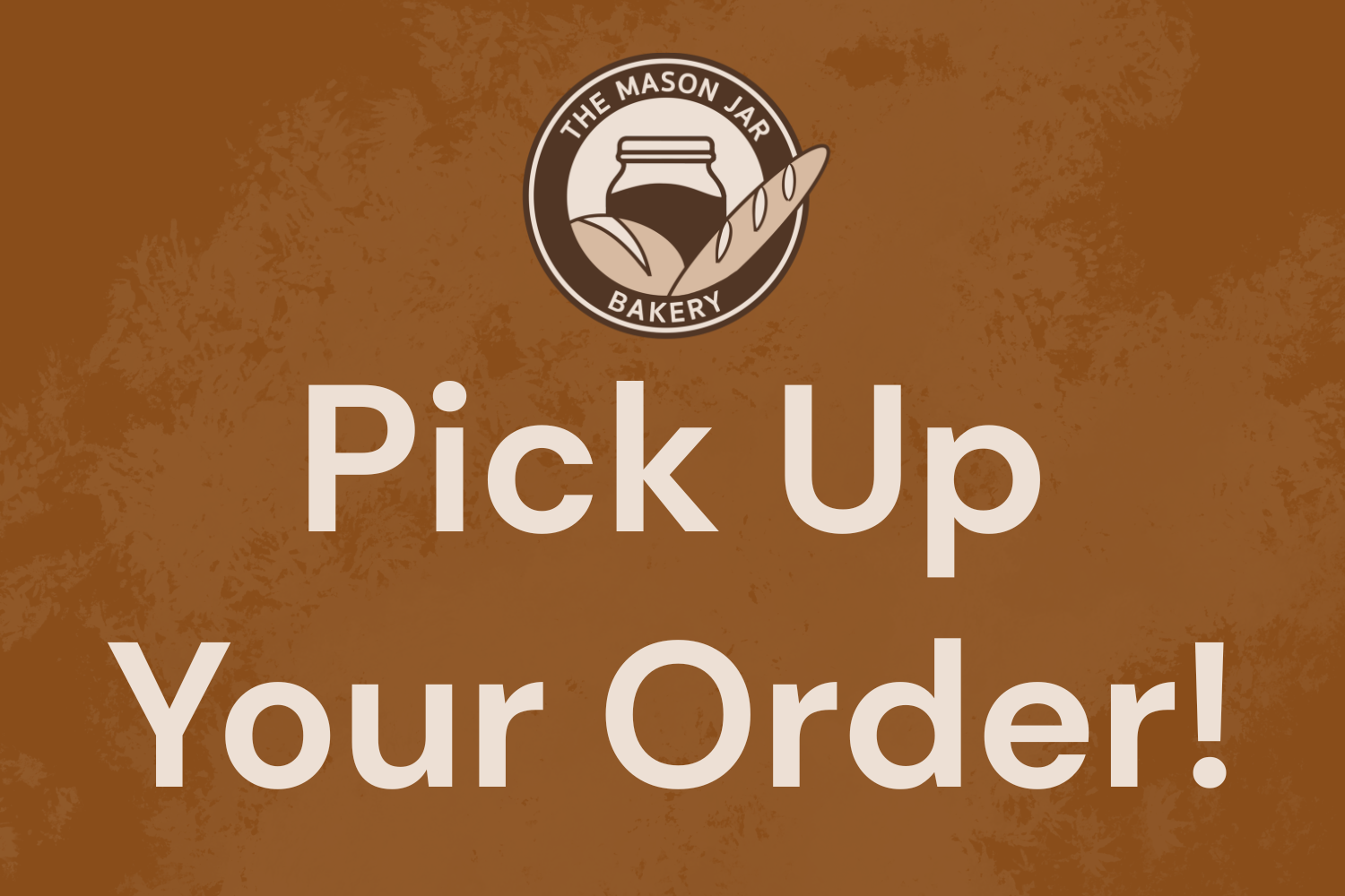 Pick Up Your Order!