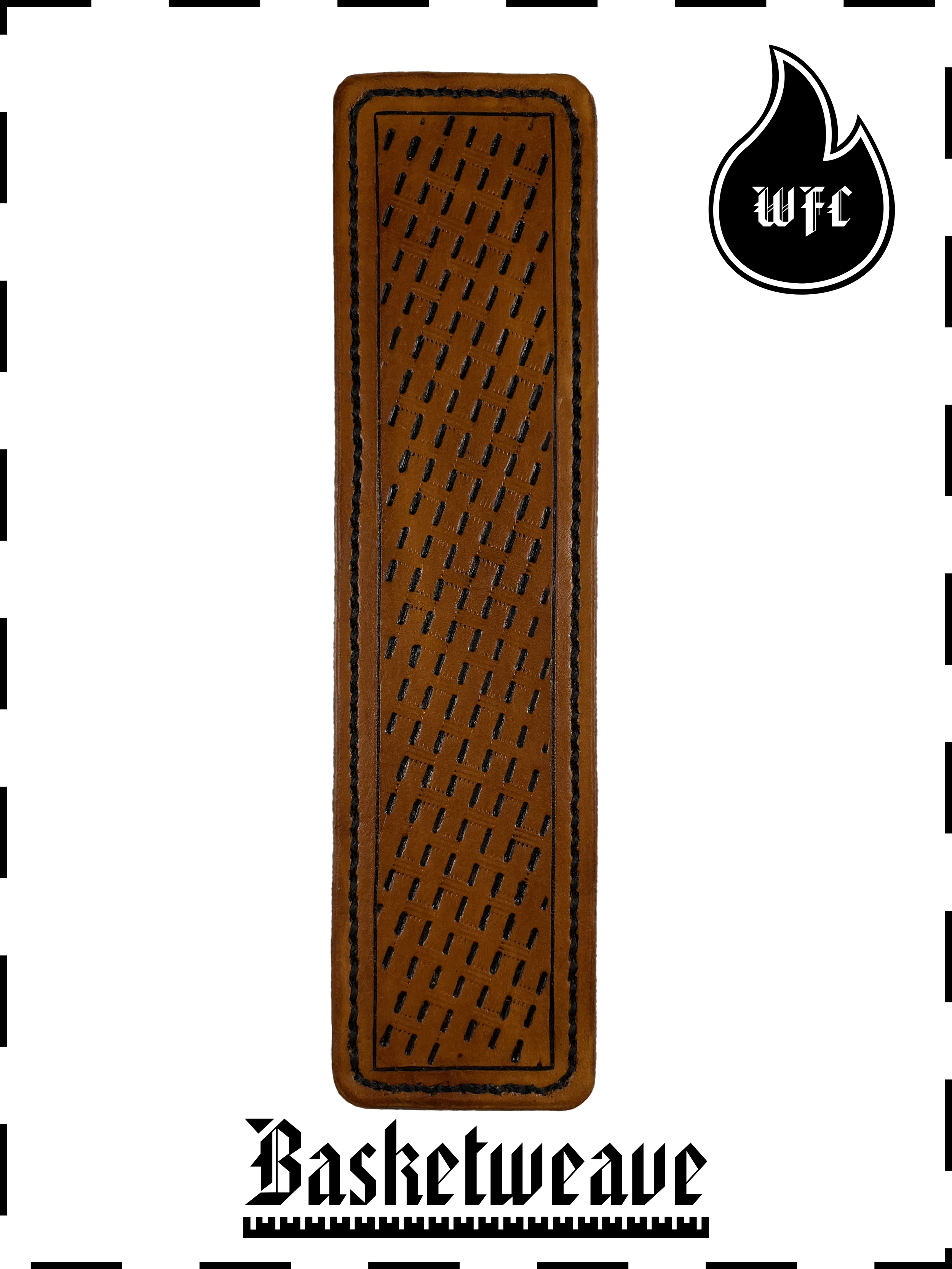 Classic Bookmark - Patterned - Basketweave