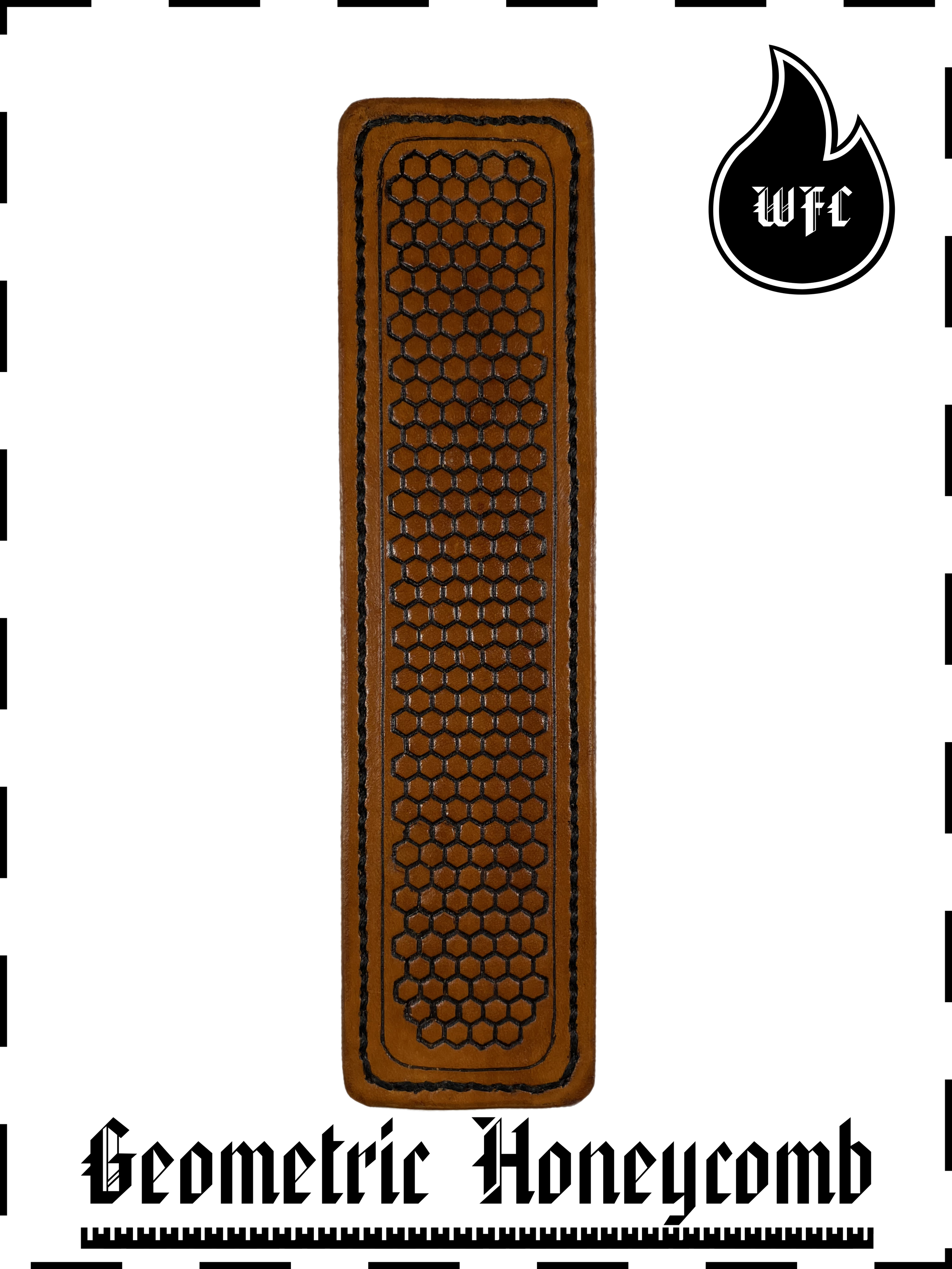 Classic Bookmark - Patterned - Honeycomb