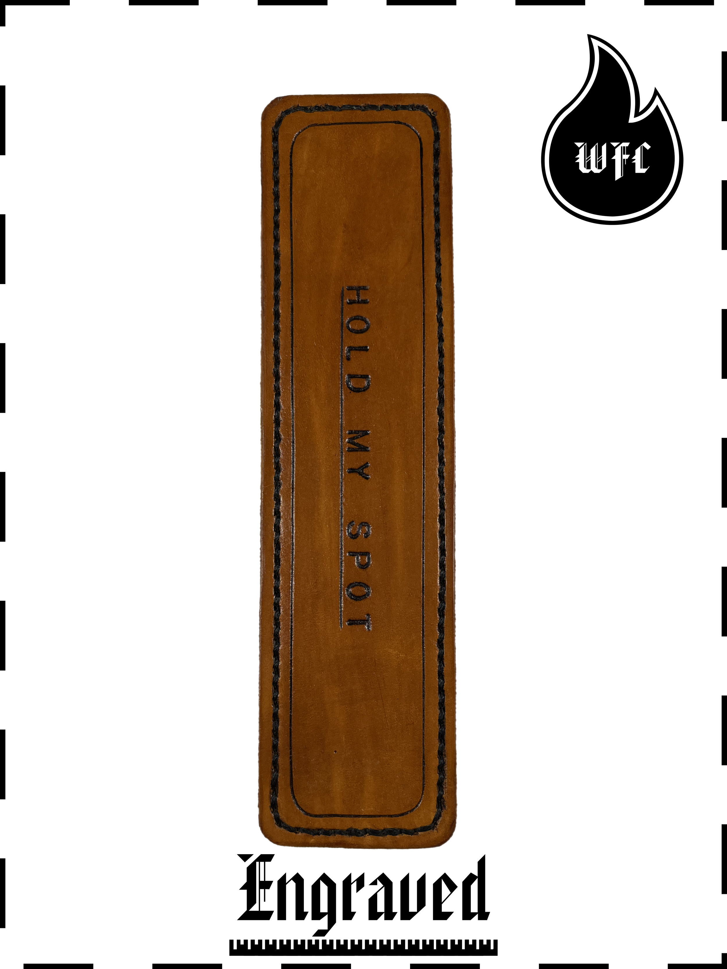 Classic Bookmark - Engraved - Hold My Spot