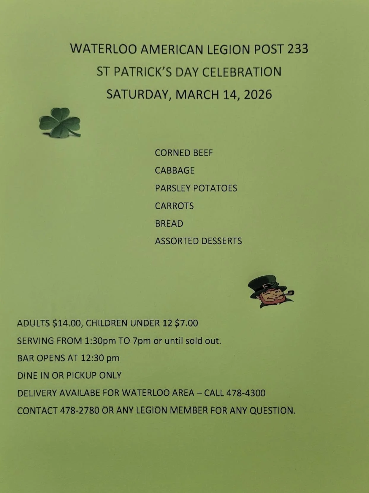 Corned Beef & Cabbage Dinner