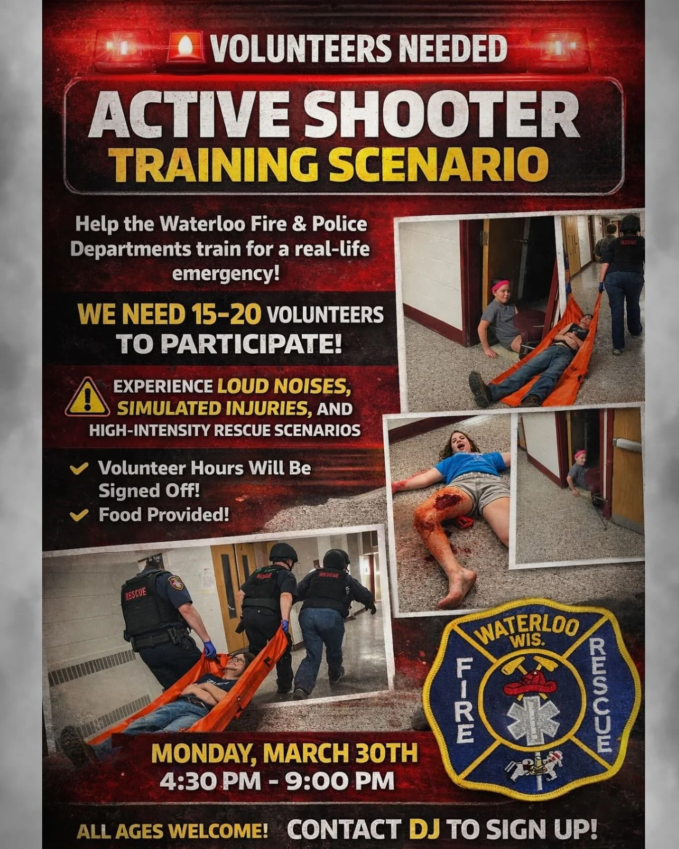 Active Shooter Training Scenario