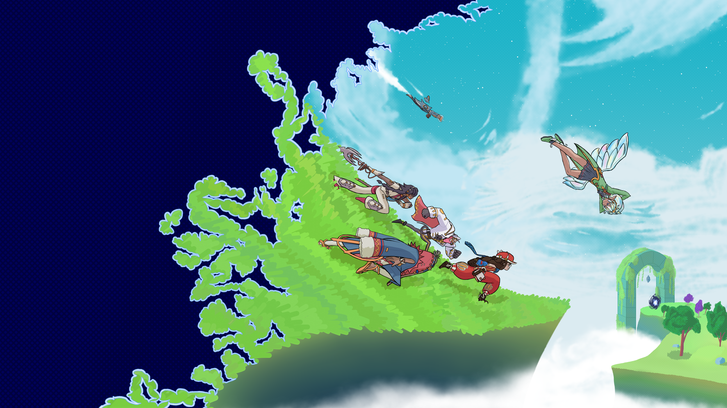 HASTE: Broken Worlds; Unofficial Computer Wallpaper