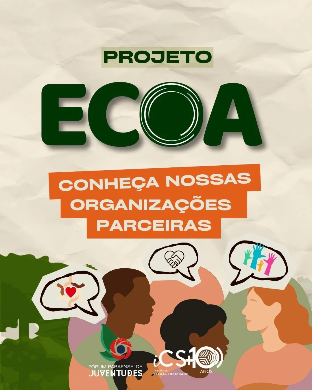 A POT&Ecirc;NCIA DO PROJETO ECOA TEM NOME, ROSTO E TERRIT&Oacute;RIO! ✊🏽🌿

🗣️ O Ecoa n&atilde;o &eacute; s&oacute; um projeto, &eacute; uma rede viva. &Eacute; a uni&atilde;o de juventudes que defendem seus territ&oacute;rios, suas identidades e o