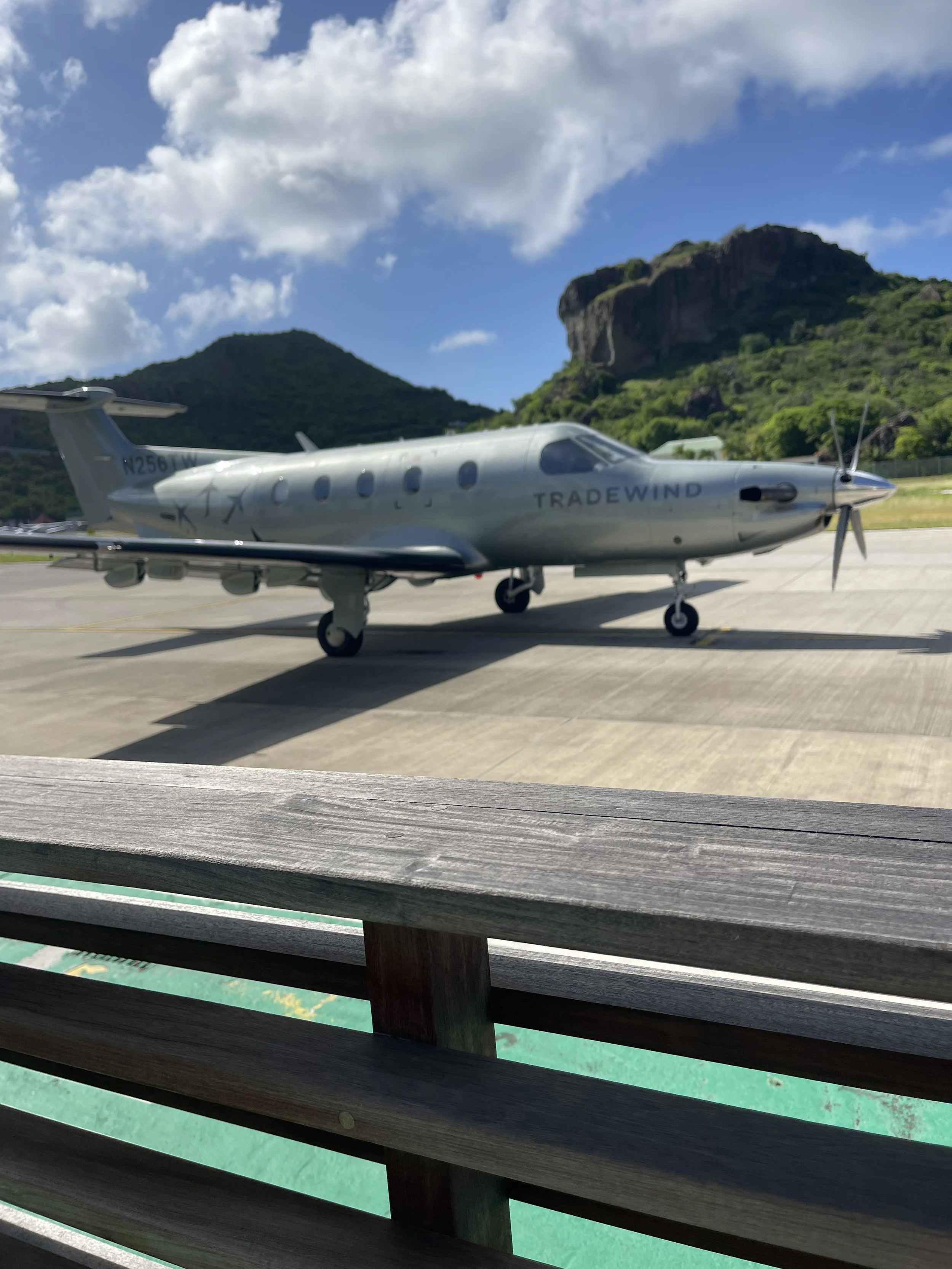 Tradewinds private charter plane st barths Gustavia airport