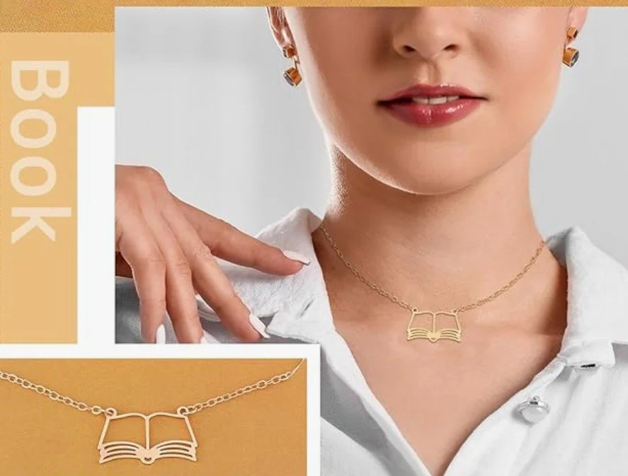 Open Book Pendant