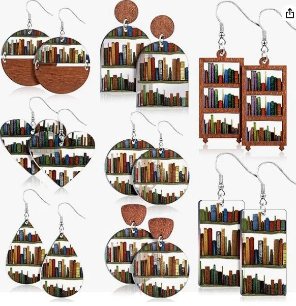 Book inspired Earrings