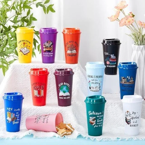 16oz Plastic Coffee Cup & Lid