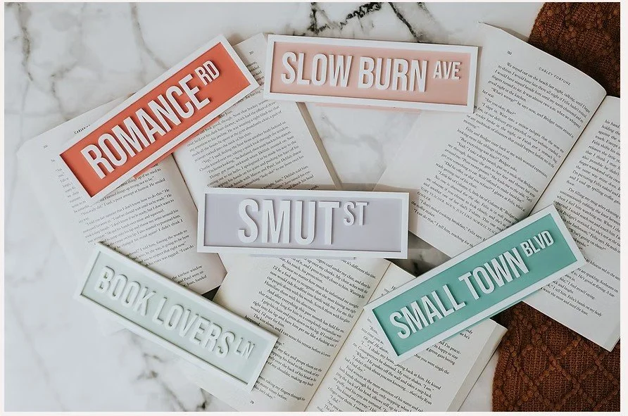 Library Shelf display signs