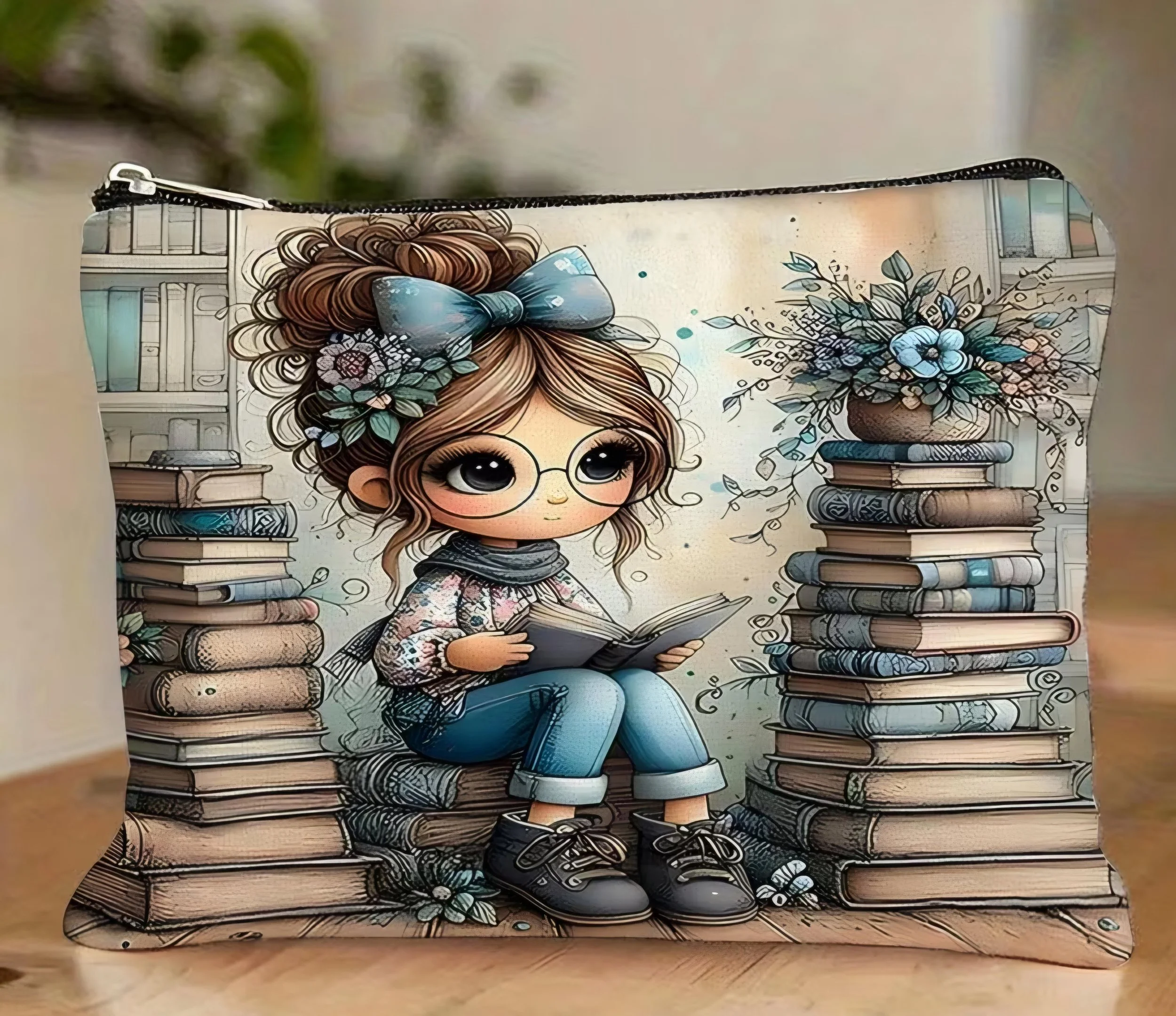 Small Book Themed bag