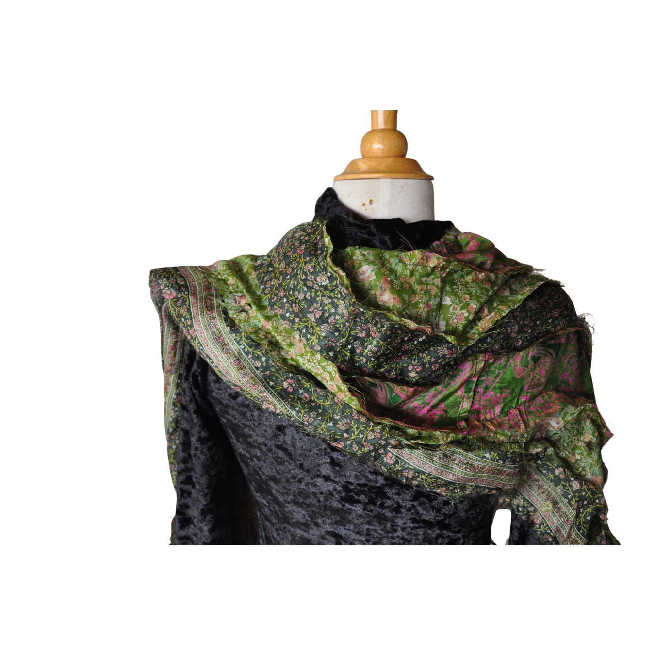 Beautiful scarf on a mannequin