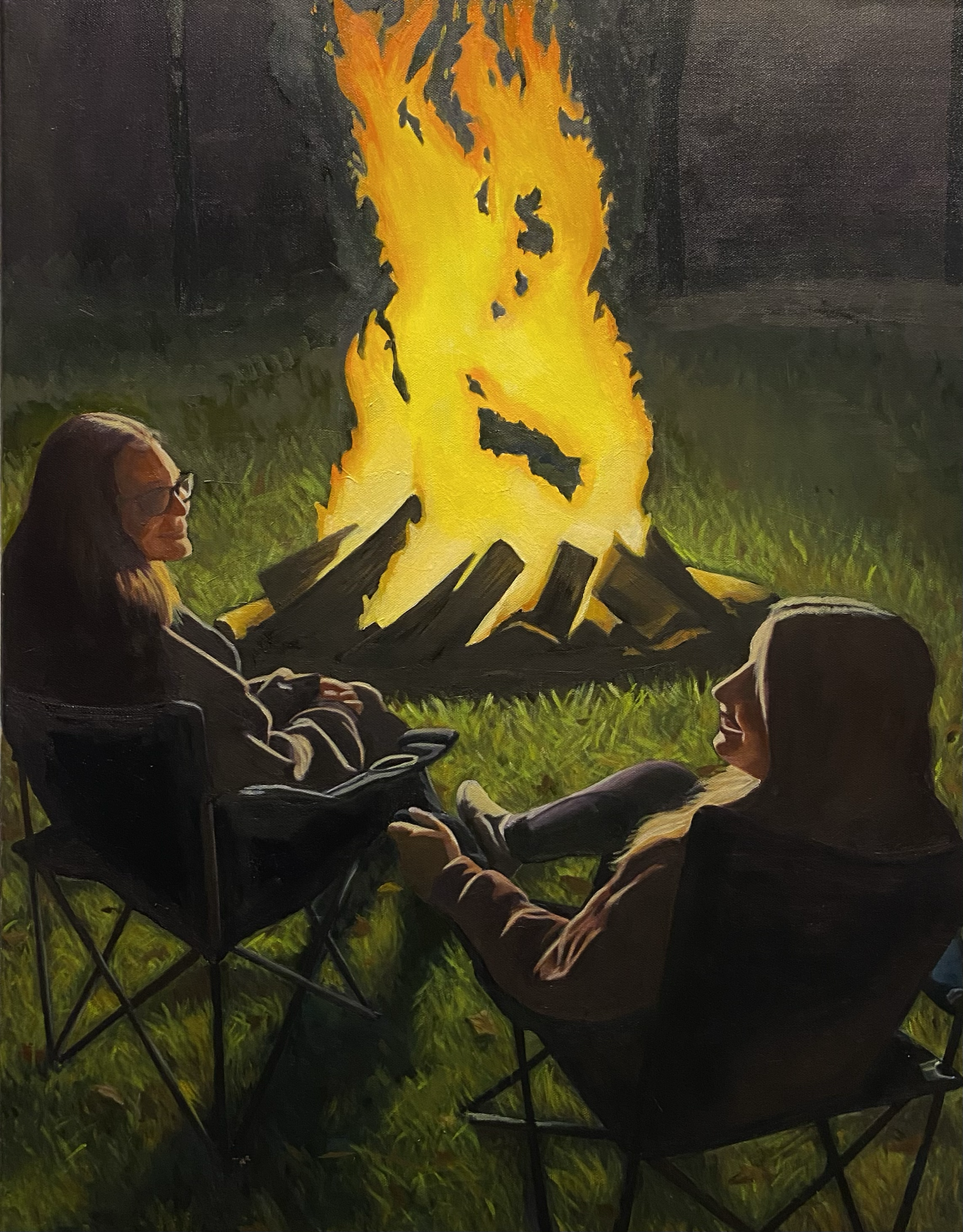 Eternal Flame, 2024
Oil on Canvas
22" x 28"