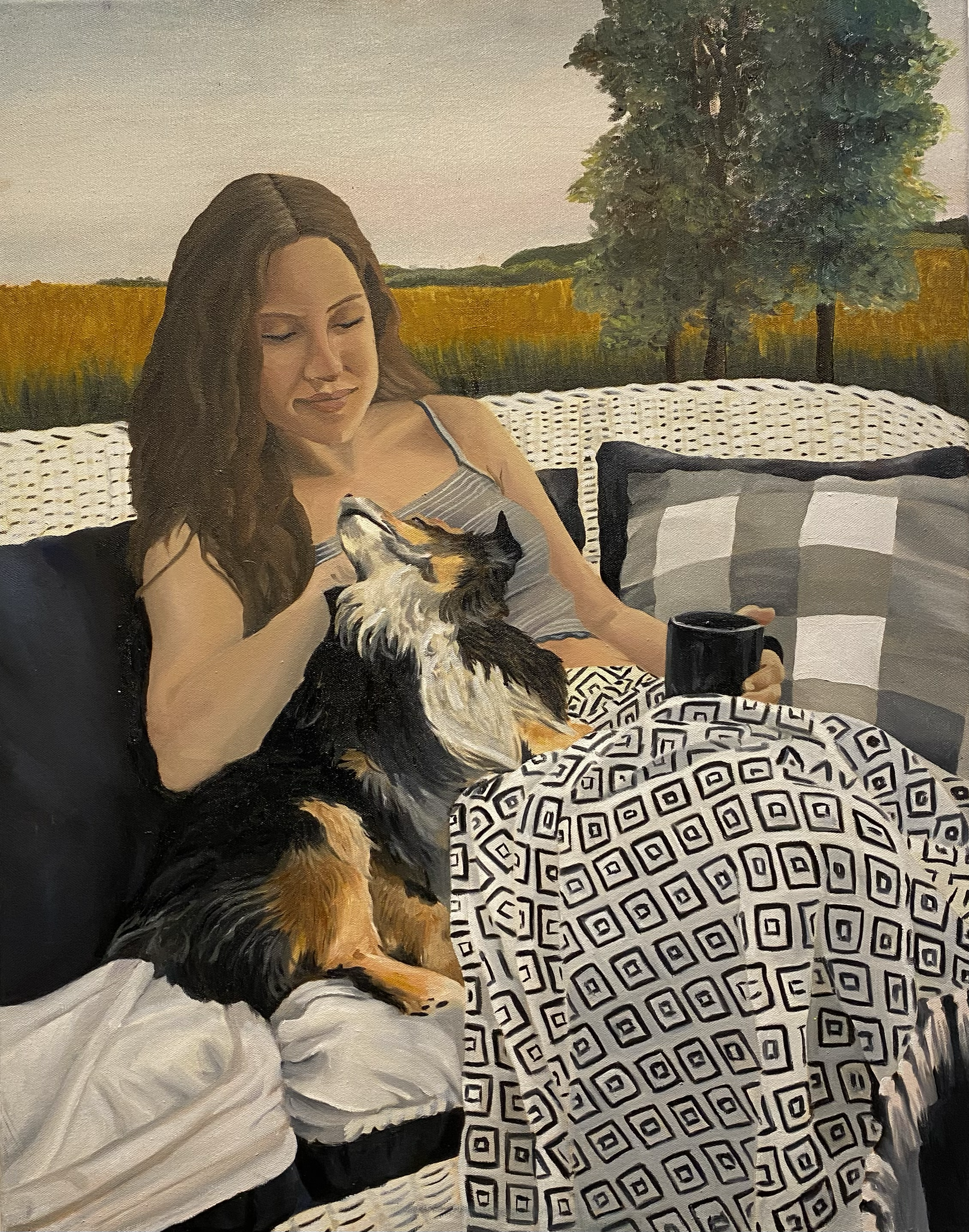 Morning Coffee, 2024
Oil on Canvas 
22'' x 28''