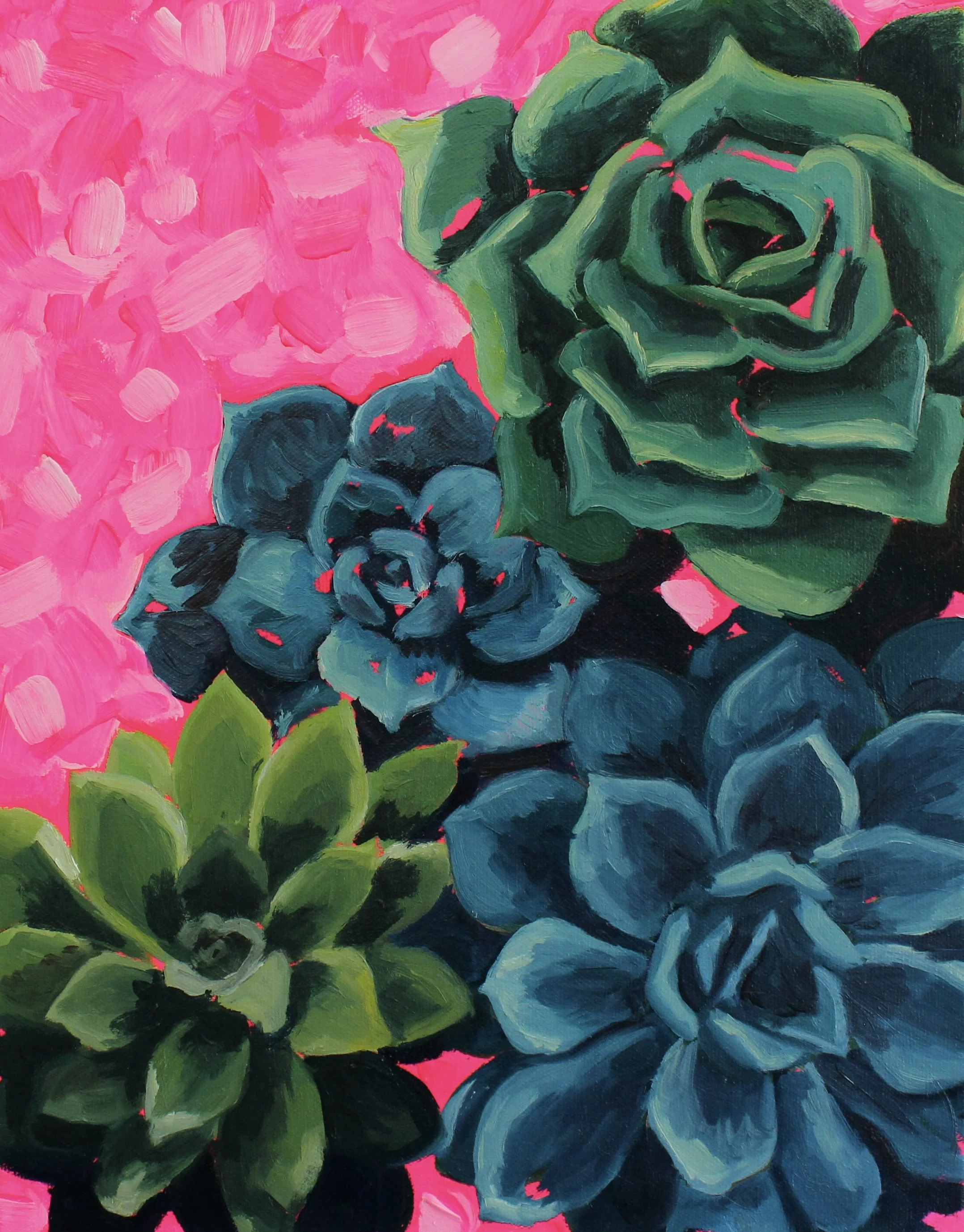 Botanical Interior, 2025, Oil on Canvas, 11" x 14"