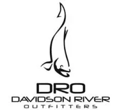 Logo of Davidson River Outfitters featuring a stylized animal, with the text 'DRO Davidson River Outfitters' below.