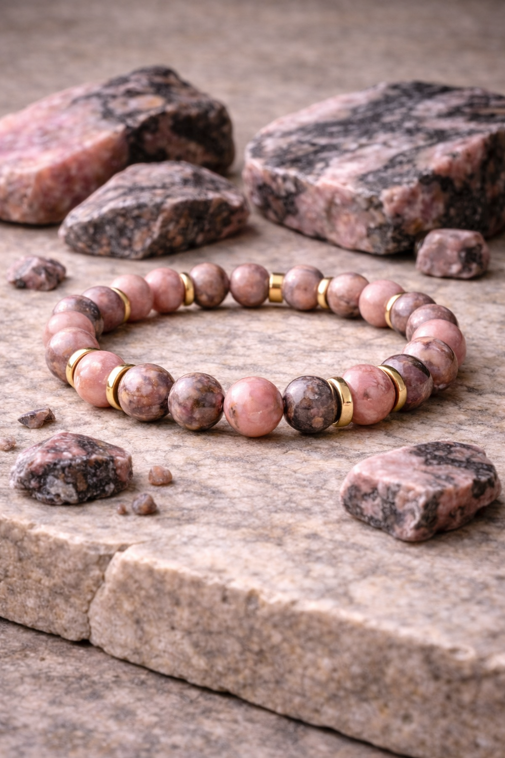 Pink Rhodonite Band Raw Stones.png