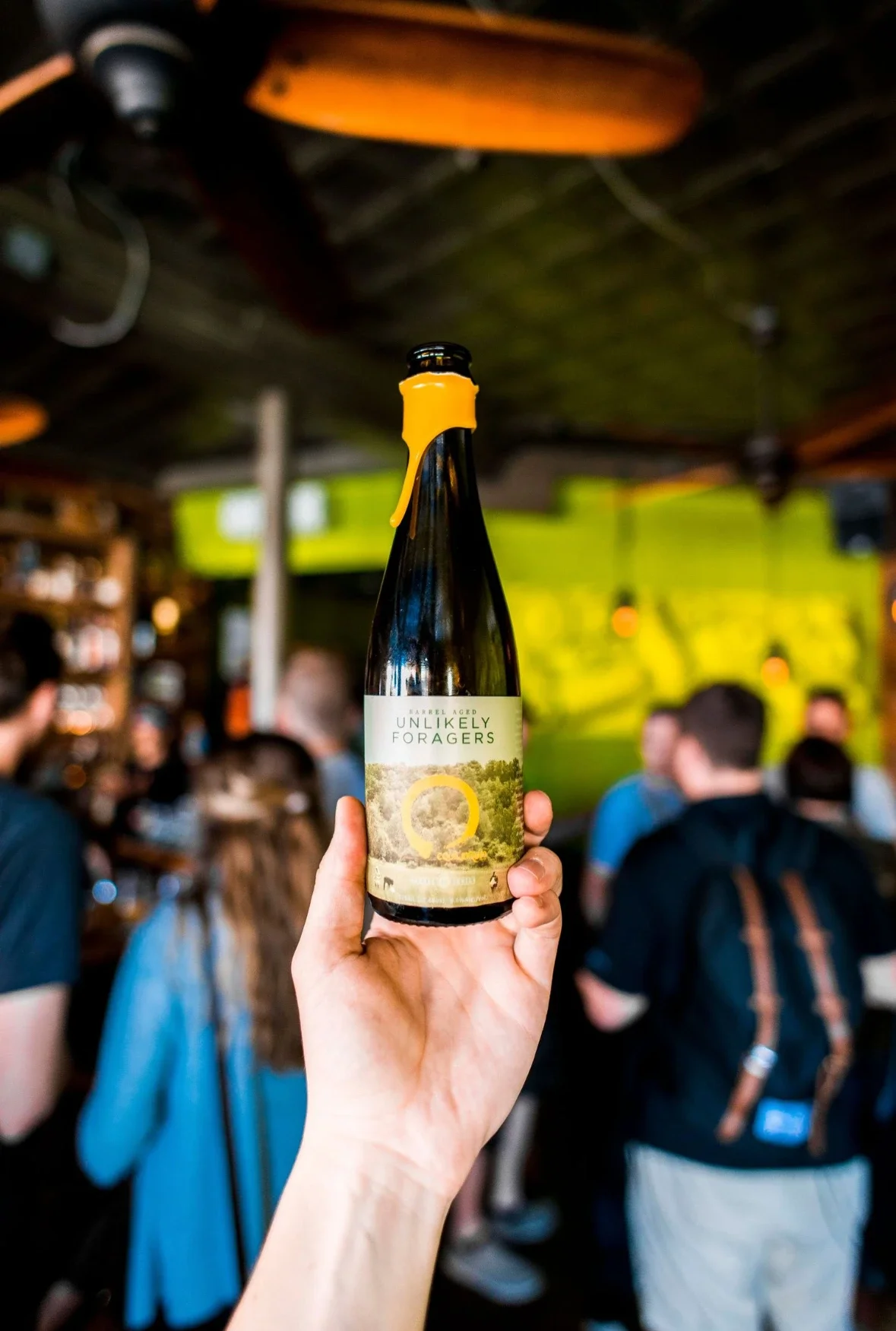 Beer being served in craft beverage taproom for a growing brand.