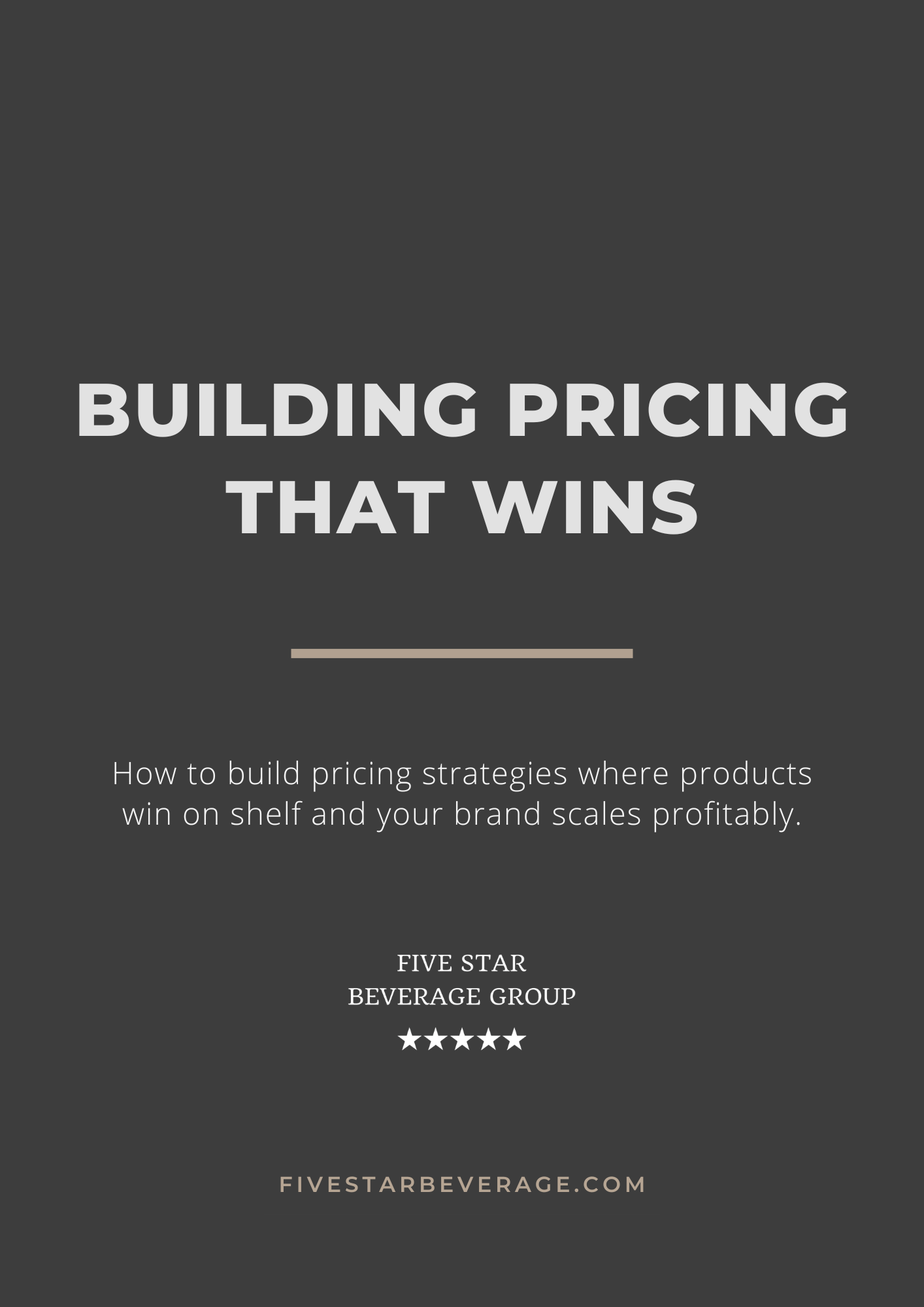 Building Pricing That Wins