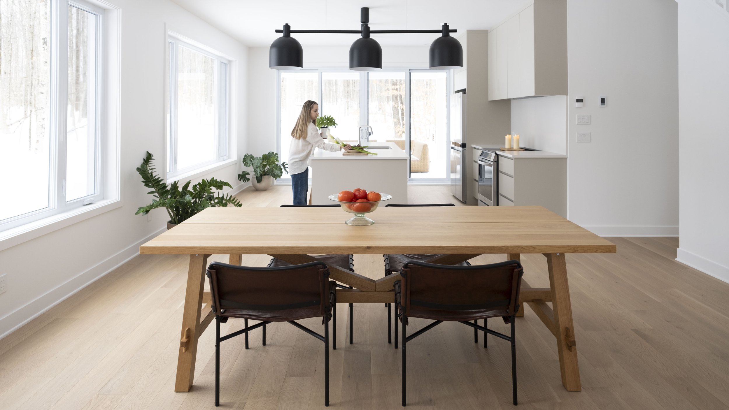Design intérieur cuisine et salle à manger Lac-Brome