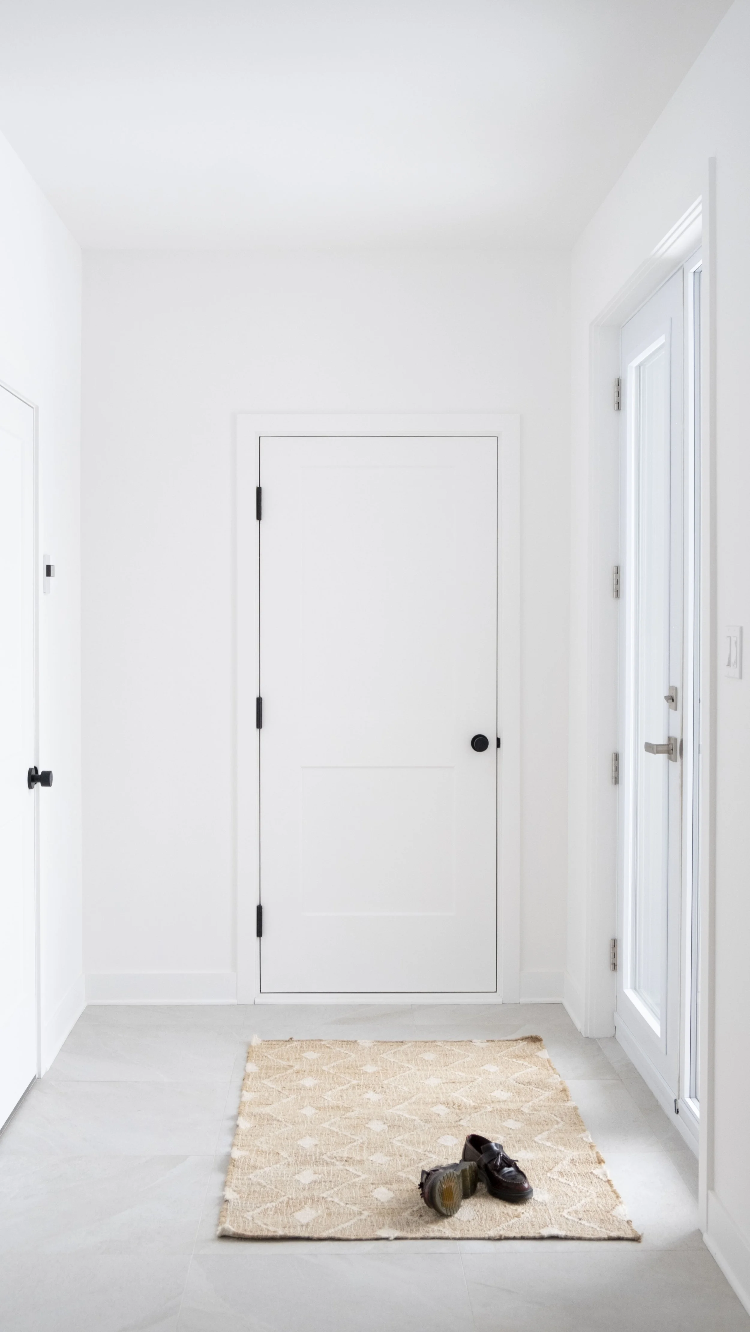 Design intérieur entrée Lac-Brome