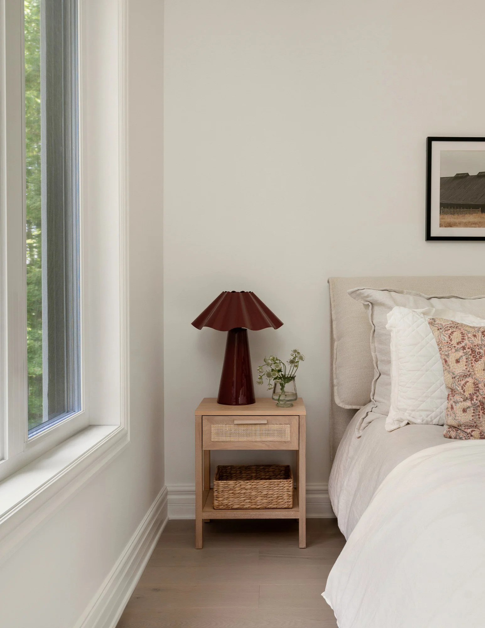 Design intérieur chambre Lac-Brome