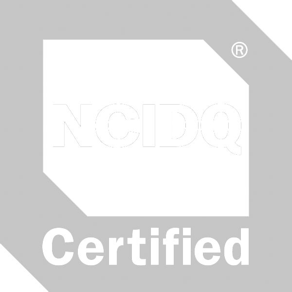 NCIDQ Certified logo on a gray background.