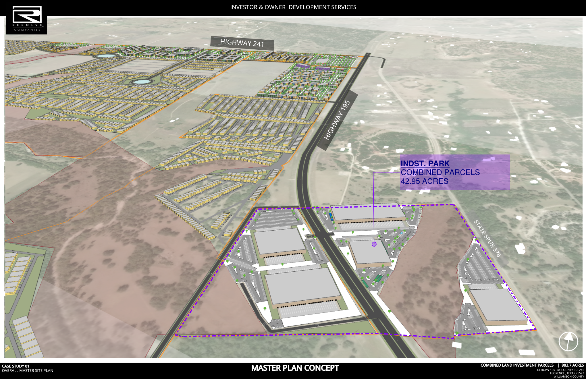 REGIONAL FULL DEVELOPMENT  MASTER PLAN  |   FLORENCE , TX  04