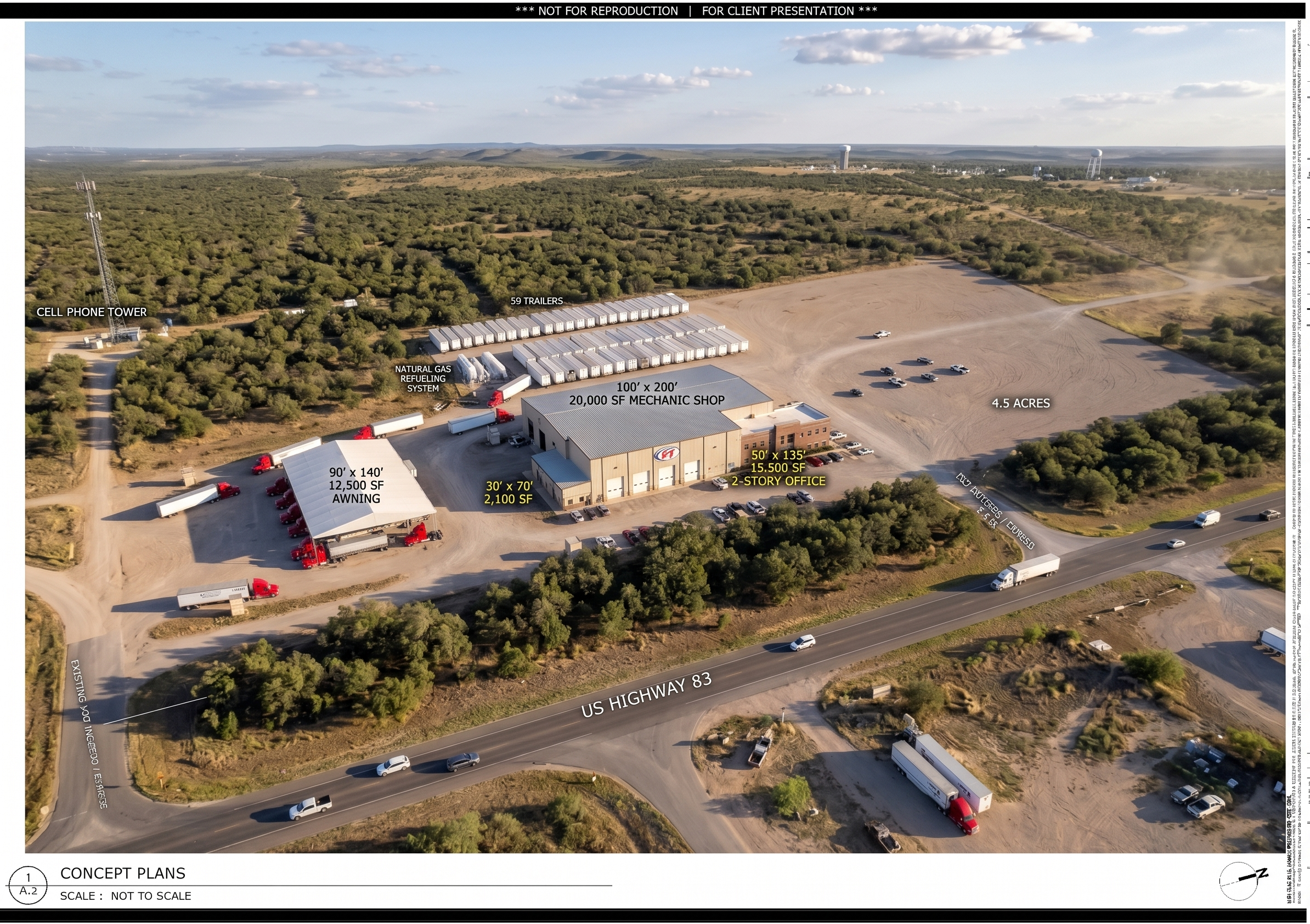 C.A.T.  TRUCKING CNG FLEET DEPOT  |   LAREDO , TEXAS