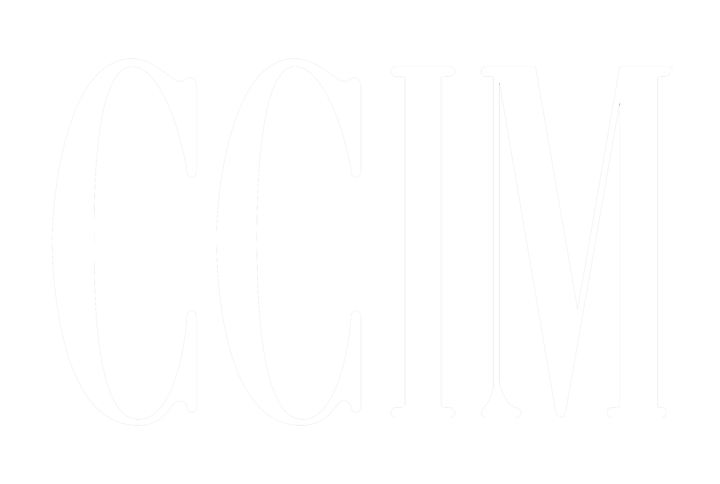 Close-up of the word "COVID" written in large white letters on a black background, with the letters distorted and stretched.