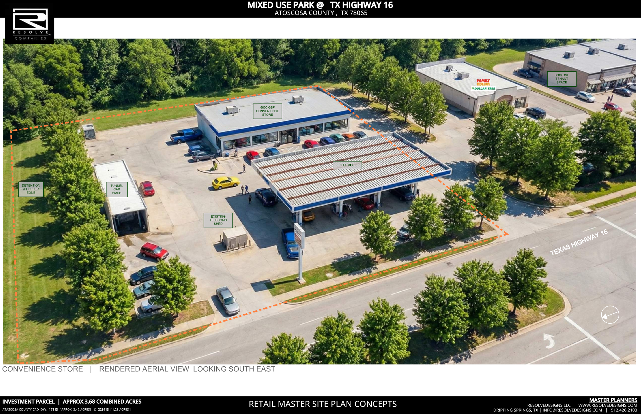 RETAIL CENTER DEVELOPMENT   |   POTEET,  TEXAS  _ RESOLVE 02