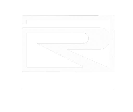 Resolve Companies LLC, trademarked logo with custom white 'R' design inside a custom rectangle structure representing strength and resolve for the companies.