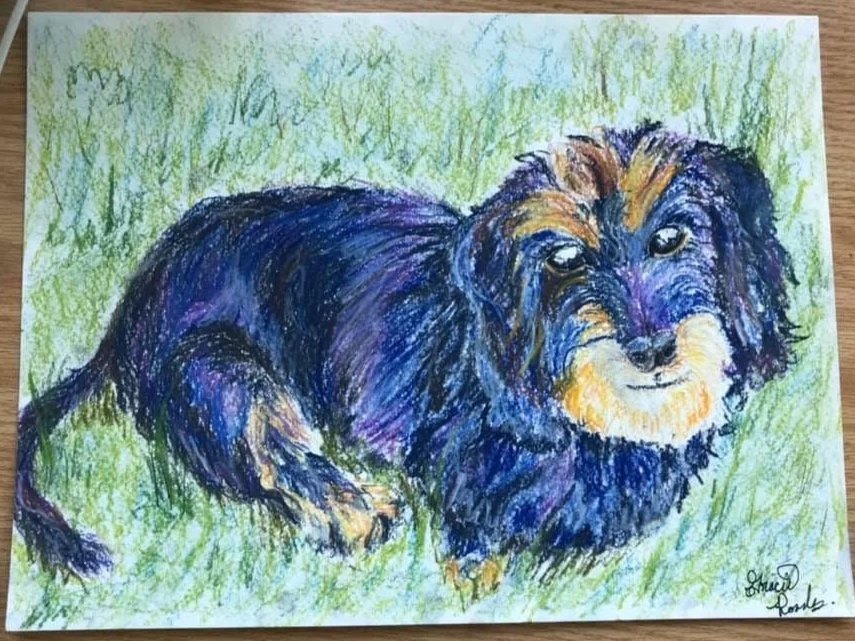 Dog - Oil Pastel (2021)