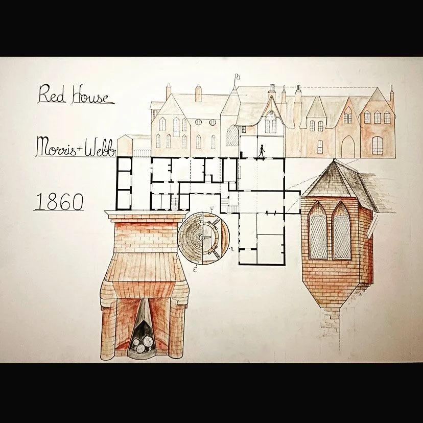 Red House - Watercolor & Pen (2021)