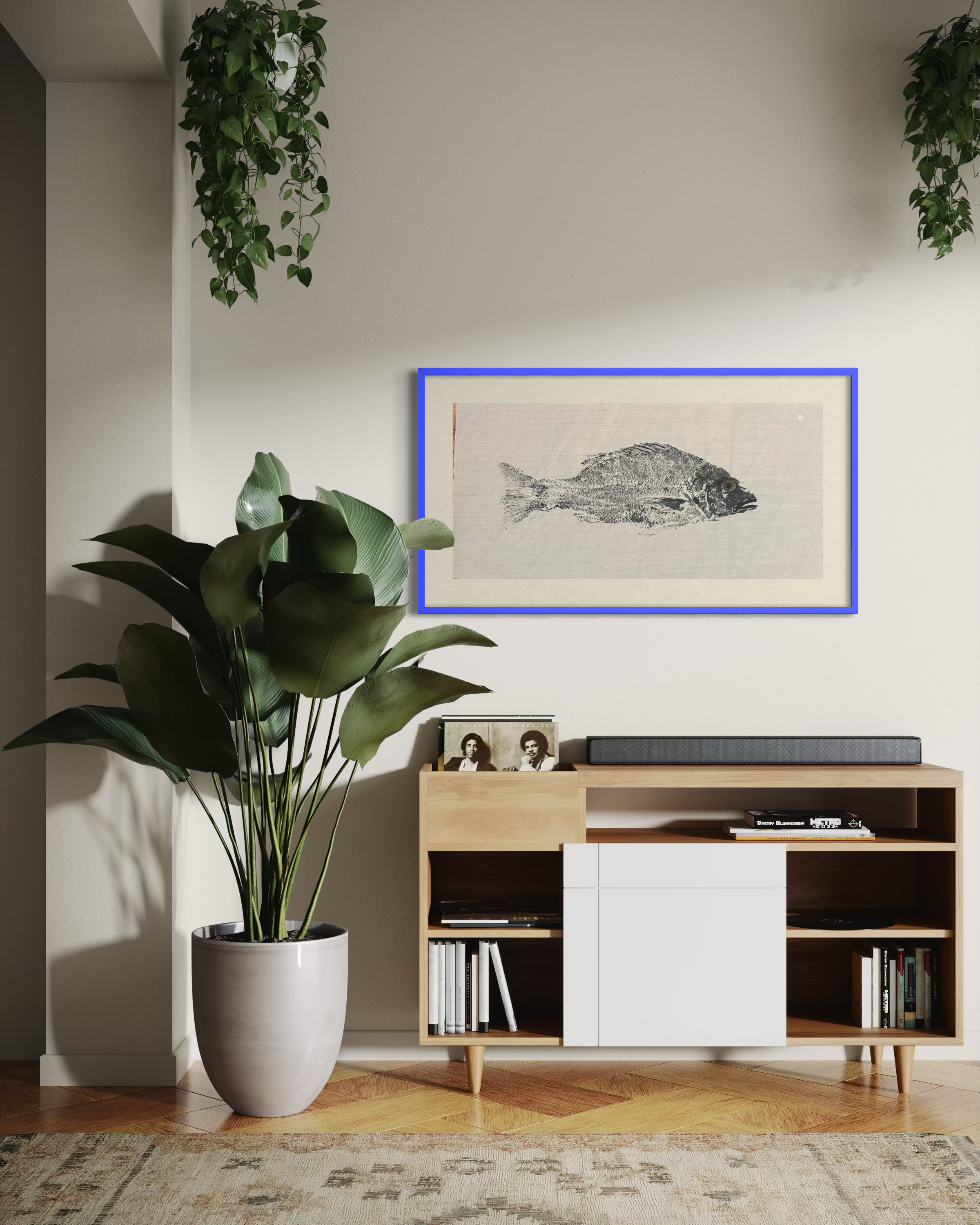 Snapper Original Gyotaku - Eye Enhancement Only