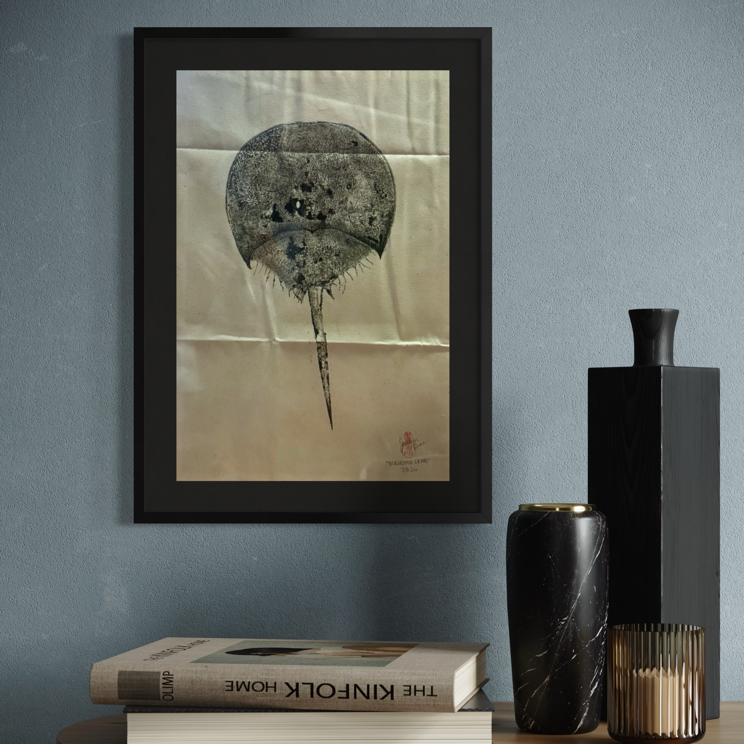 Horseshoe Crab Original Gyotaku