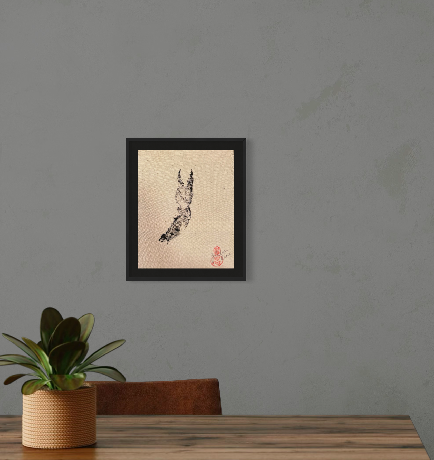 Crab Claw Original Gyotaku