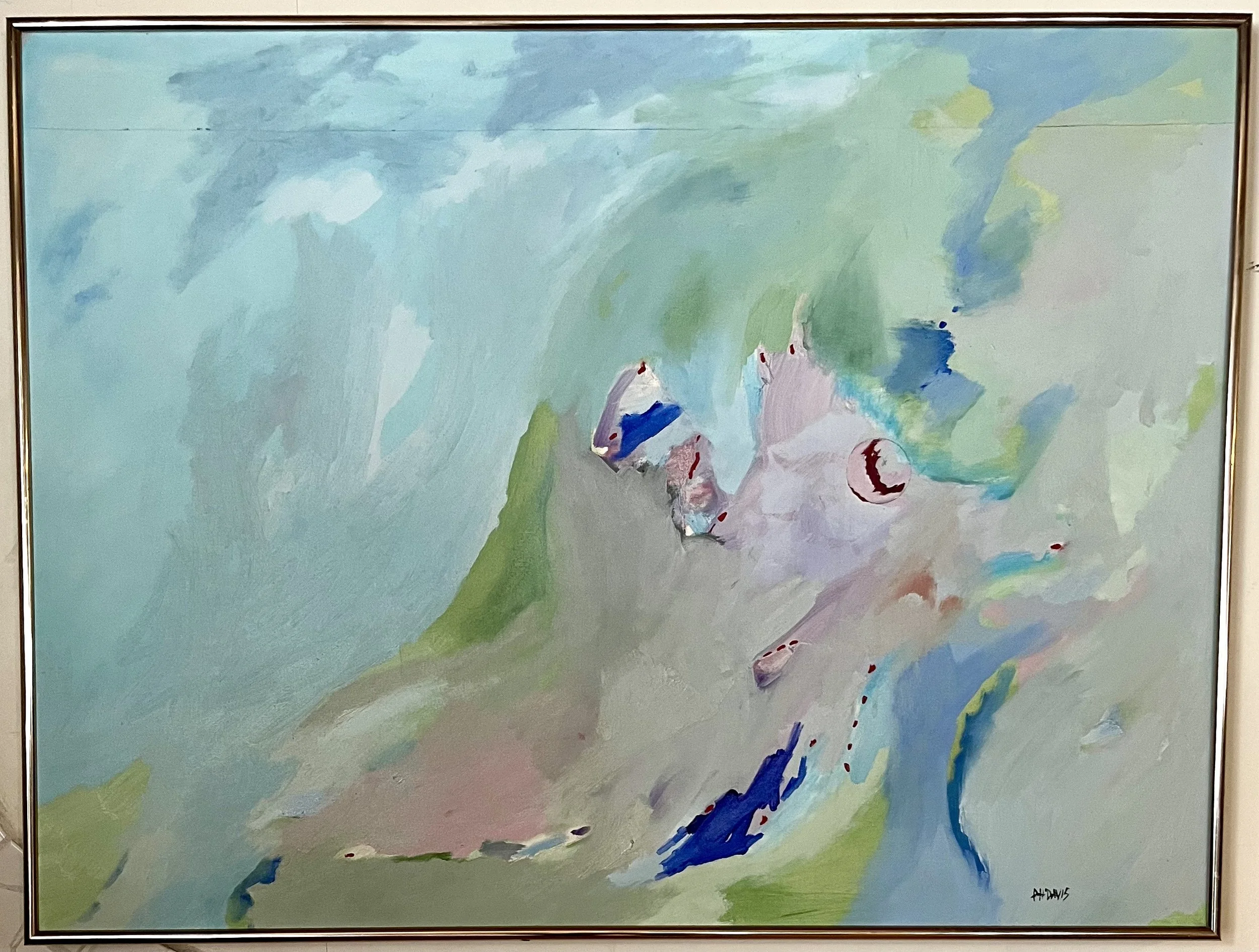 Heart of Guatemala, 1988, oil on canvas, 40 x 30"