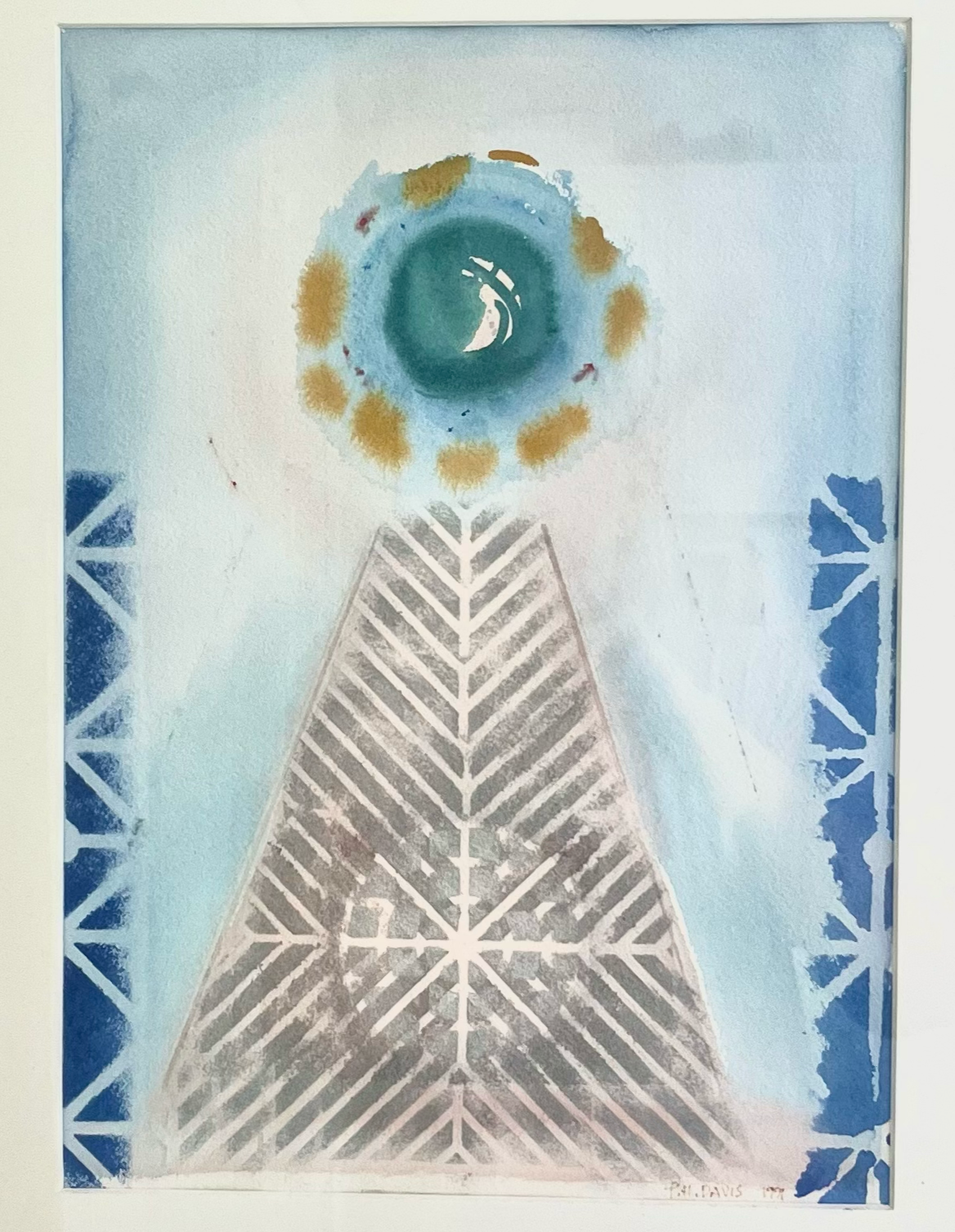 Untitled, 1993, ink and watercolor, 10 x 14"