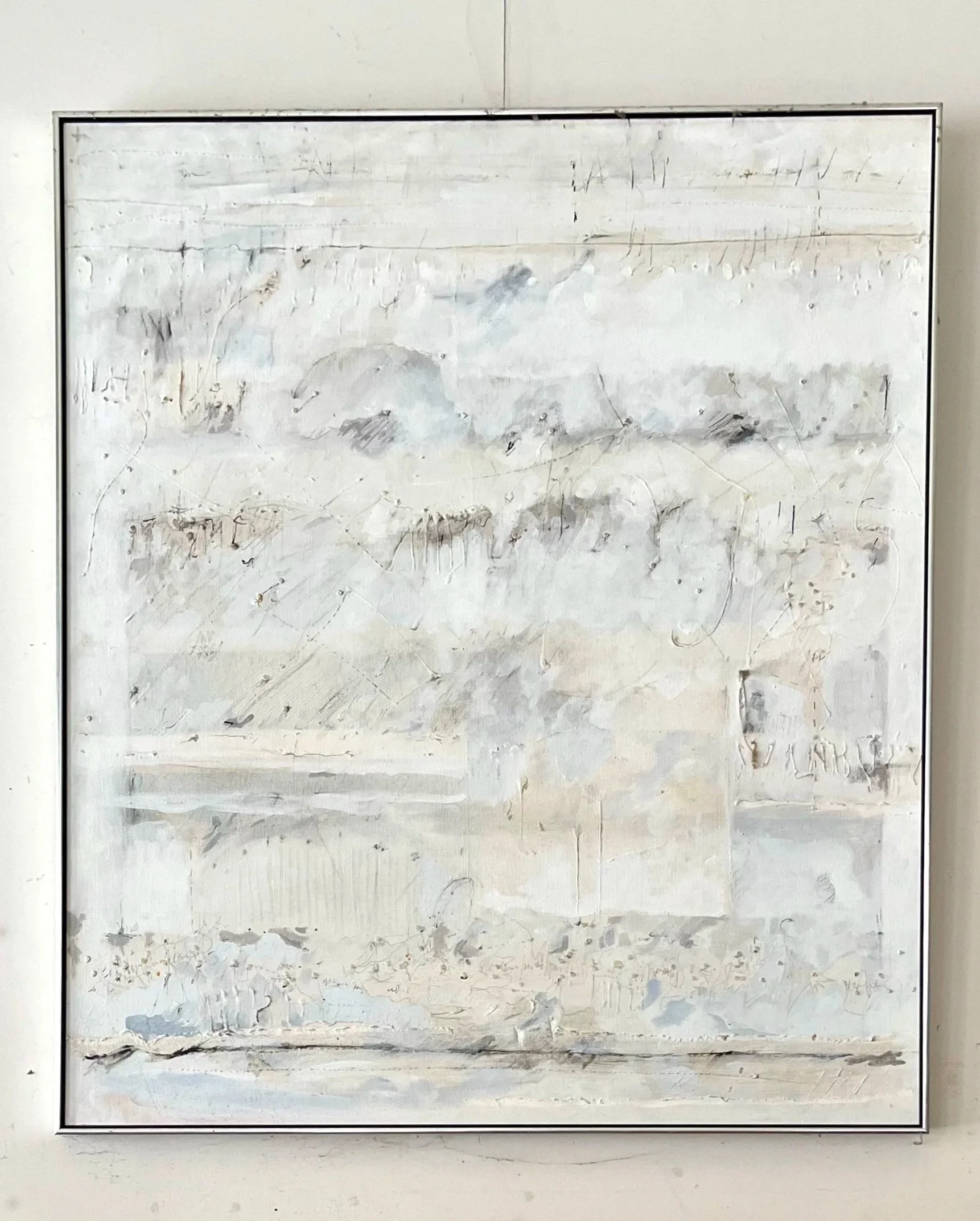 Dimensional Access, 1974, oil on canvas, 37 x 43"