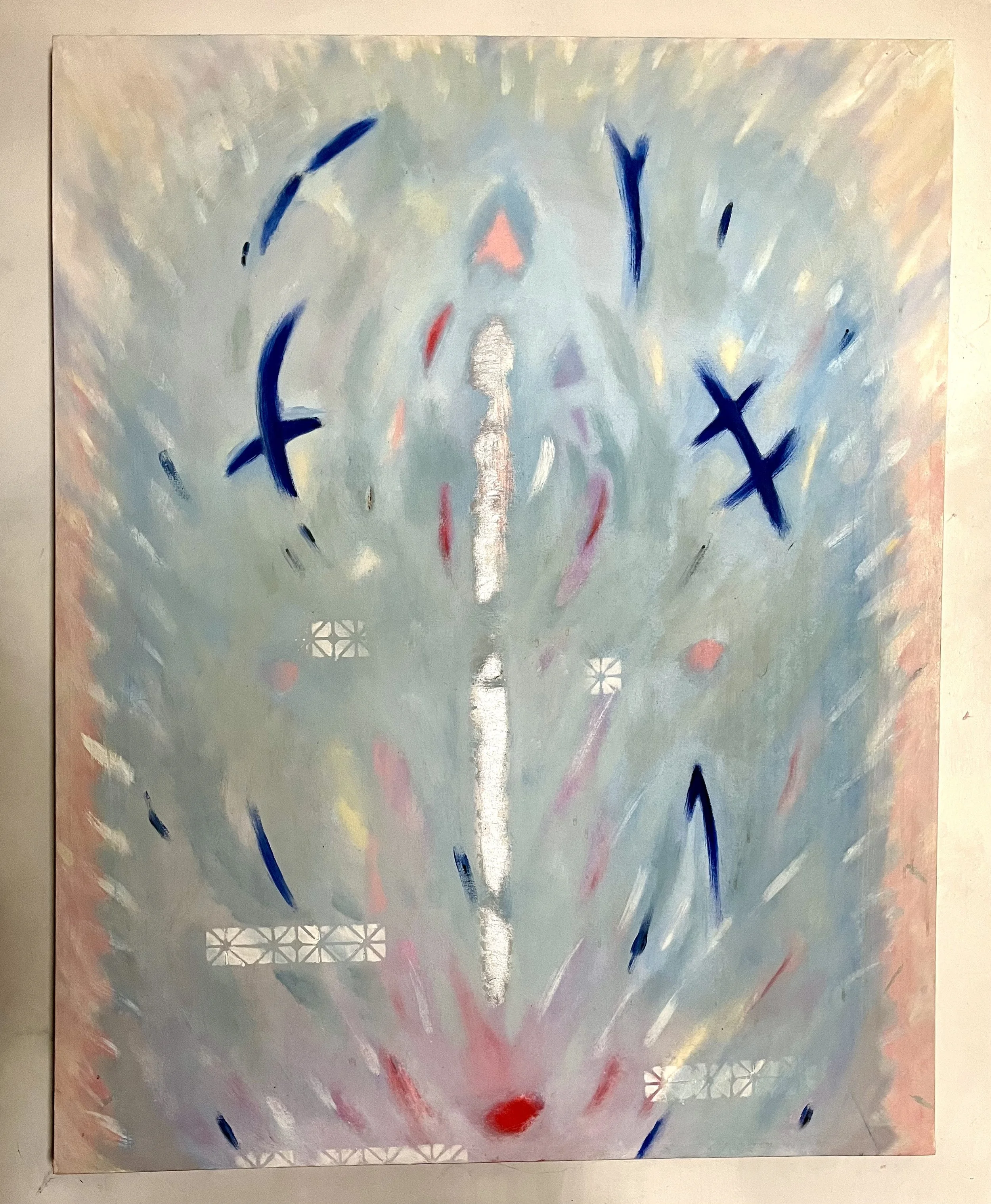 Peace Time, 1990, oil on canvas, 45 x 56"