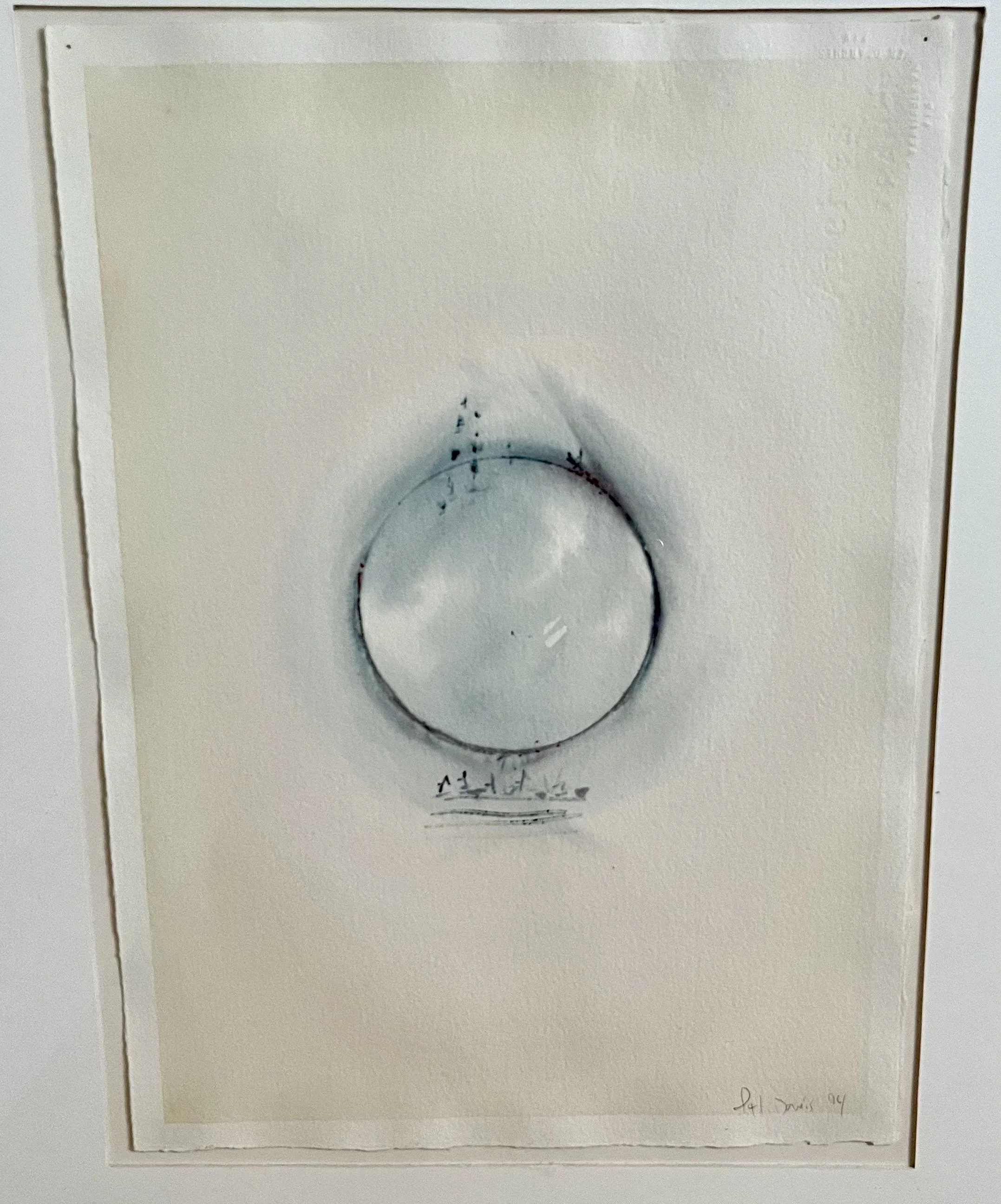 At One, 1994, watercolor and ink, 11 x 15"